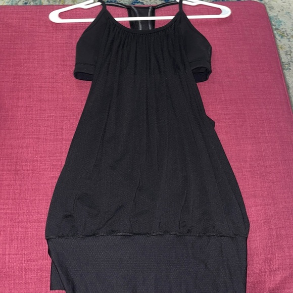 Lululemon No Limits Tank Black No Limit Top Tank Built-in Bra - Picture 4 of 7